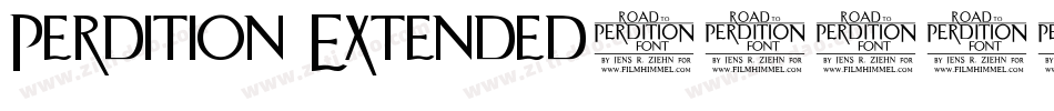 Perdition Extended字体转换